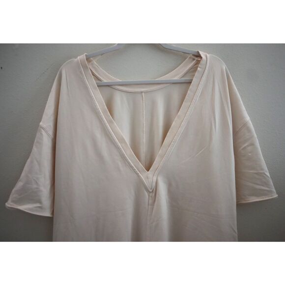 Free People Movement OB1882045 Women's Sz S Blush/Light Pink Hot Shot Tee Romper - Picture 4 of 5